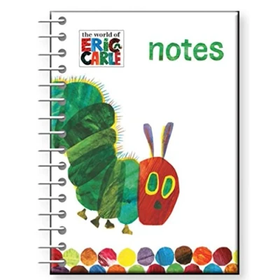 Image of Robert Frederick A5 WIRO Notebook Lined ERIC Carle Bendy Caterpillar, Assorted, 50 x 30 10 cm