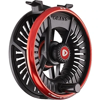 Image of Greys Tail Fly Reel, Size 5/6, Features Cutting Edge Design and Precision Manufacturing, Sealed Carbon Disc Drag System, Includes Reel Pouch