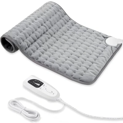 Image of Marco Paul Electric Heat Pads for Back Pain Relief Large pad 60x30cm 4 Timer Functions and Temperature Control, Neck, Back, Stomach, Shoulder (Heated Body Pad)