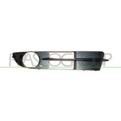 Image of 51117049243 Bumper Grill PRASCO Premium BM0461248 with hole(s) for fog lights outer, Left Front BMW: 5 Saloon, Touring