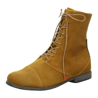 Image of Think! Women&#039;s Agrat Ankle Boot, Yellow (Narcissus), 7 UK