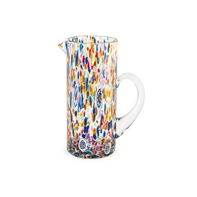 Image of H&amp;H Venetian Glass jug, Multicoloured, 1,3 lt, 1827600