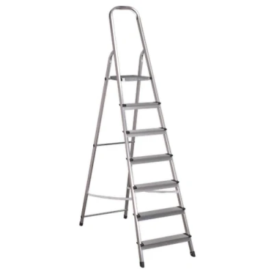 Image of Sealey Aluminium Step Ladder 7 Tread EN 131