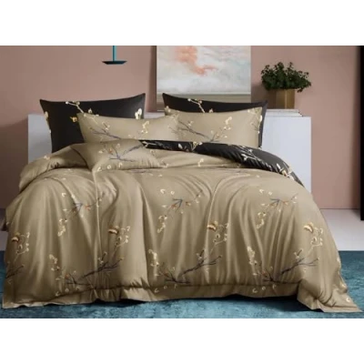 Image of Lazzaro King Size Duvet Cover Sets Premium Brushed Microfiber Kingsize Ultrasoft Hypoallergenic Bedding Reversible Quilt Set With Zipper Closure