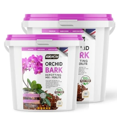 Image of Premium Orchid Blend: 10L Sterilised Pine Bark &amp; Perlite Mix Ultimate Aeration Root Health