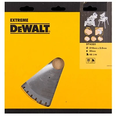 Image of Dewalt DT4320 QZ Hoja para Sierra Circular estacionaria 216x30mm 48D