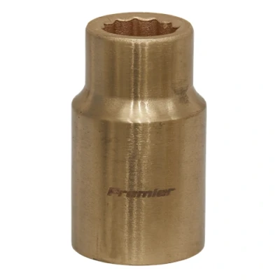 Image of Sealey Premier Socket 12mm 1/2&quot;Sq Drive Non Sparking WallDrive®