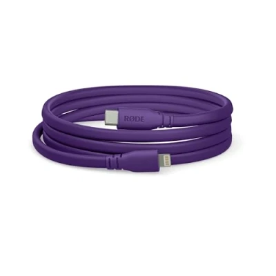 Image of RØDE SC19 USB C to Lightning Cable, 1.5 m, Purple
