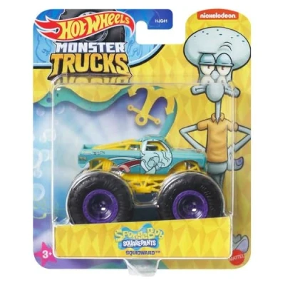 Image of Hot Wheels Squidward Monster Trucks Spongebob Squarepants Series, 9 cm