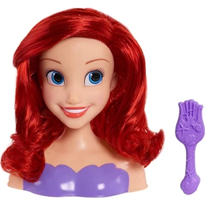 Image of Disney 87505 Ariel Hairdressing Head, Multicoloured