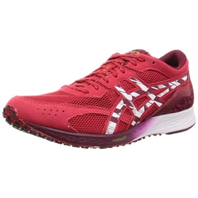 Image of Asics Tartheredge Tenka Red Mens Running Trainers Size UK 5