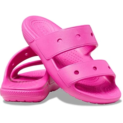 Image of Crocs Unisex Kids Classic Sandal K Clog, Juice, j5 UK