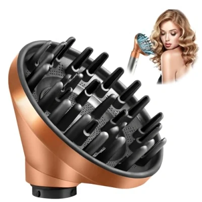 Image of Upgraded Diffuser Nozzle Attachment for Dyson Airwrap, Converting Airwrap Styler to Hair Dryer Attachment, 973365 01