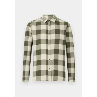 Image of ONLY &amp; SONS Mens Onsgudmund Ls Checked Noos Shirt, Forest Night, L UK