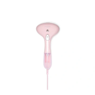 Image of Steamery Handheld Clothes Steamer Cirrus 1, 1500W, UK Plug, Heat Up in 30 Seconds, Portable Travel User Friendly Wrinkles Remover, Pink