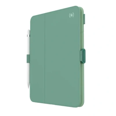 Image of Speck Products iPad (10th Gen 2022) Balance Folio Case with Microban (Flourite Green/Eggshell Green)