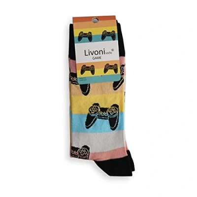 Image of Livoni Game Regular Socks 35 38, Multi Coloured, S