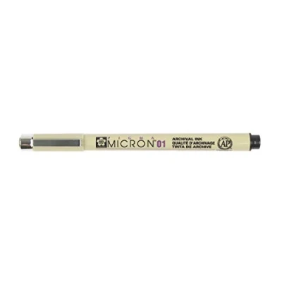 Image of Sakura Pigma Micron Pigment Fineliners Single XSDK01 0.25mm Black