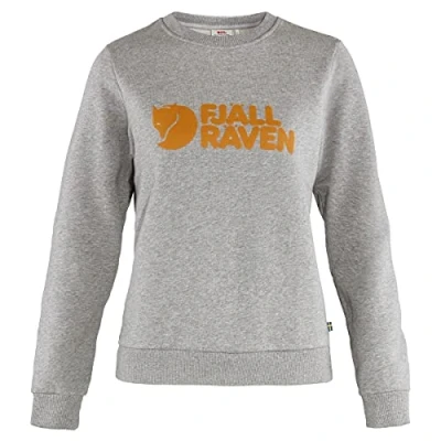 Image of Fjallraven F84143 020 999 Logo Sweater, Women, Grey Melange, S