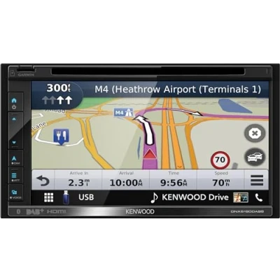 Image of Kenwood DNX5190DABS navigator 17.1 cm (6.75&quot;) Touchscreen TFT Fixed Black 2.1 kg