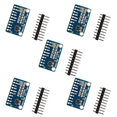 Image of HALJIA 5PCS 16 Bit I2C ADS1115 Module ADC 4 Channels with Programmable Gain Amplifier Analog Digital Converter Development Board