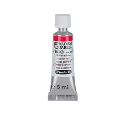 Image of Schmincke HORADAM® AQUARELL finest artists&#039; watercolours, scarlet red 5 ml