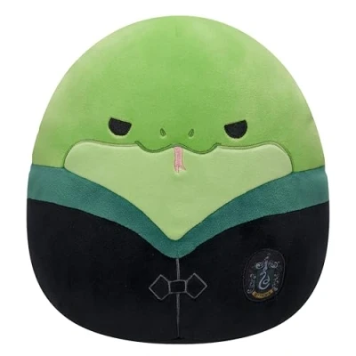 Image of Squishmallows Original “Harry Potter 10 Inch Slytherin Snake in Hogwarts Robe Plush Ultrasoft Official Jazwares (Medium Sized)