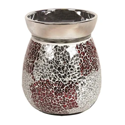 Image of Aroma Red &amp; Silver Electric Melt Burner AR1369