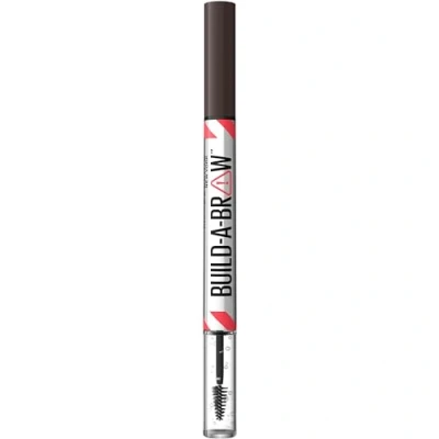 Image of Maybelline New York, Build A Brow: 2 in 1 Brow Pen + Sealing Gel, Real looking, Fuller Brows, Waterproof, Sweat &amp; Smudge resistant, 24H Wear, Vegan Formula, Shade 259: Ash Brown