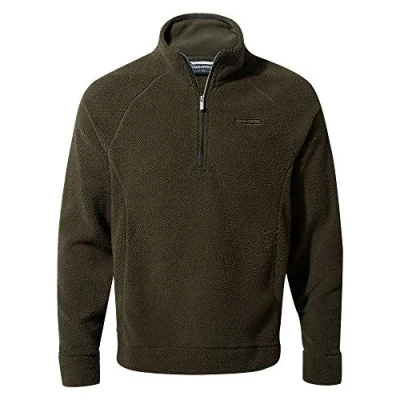 Image of Craghoppers Cason Half Zip Fleece (Woodland Green, S)