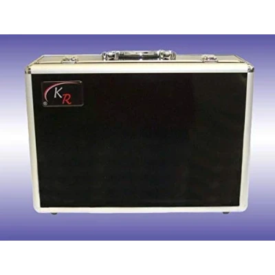 Image of KR Multicase Standard Black Aluminium figure case with Tray set for 144 Troops in 8 Half size Trays