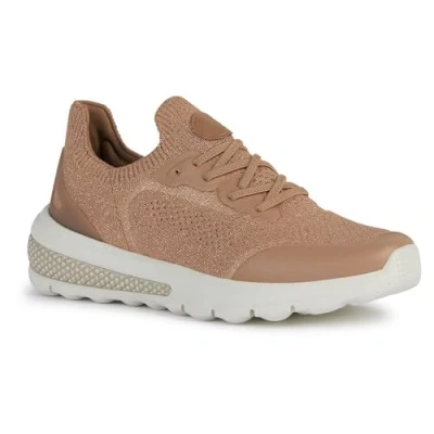 Image of Geox Women&#039;s D Spherica Actif C Sneaker, Dk Skin, 7 UK