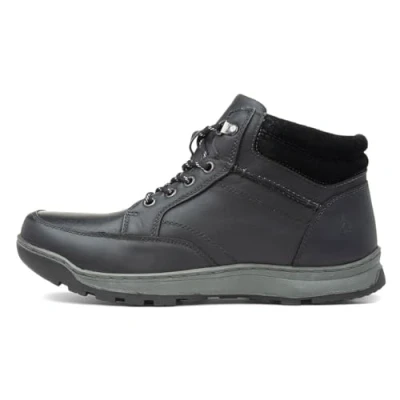 Image of Hush Puppies Men&#039;s Grover Ankle Boot, Black, 9 UK