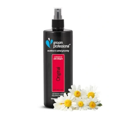 Image of GROOM PROFESSIONAL Original Dog Cologne Spray Perfume for Smelly Dogs Contains Chamomile to Soothe the Skin Fresh Scent Perfect Use Between Washes, 500ml