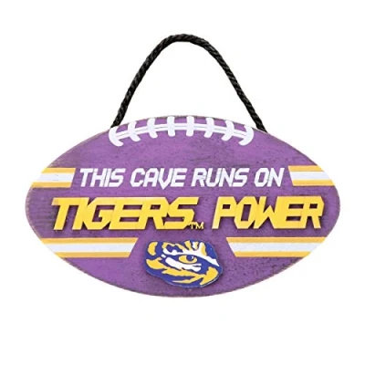 Image of FOCO NCAA LSU Tigers Football PowerWood, Team Colors, One Size