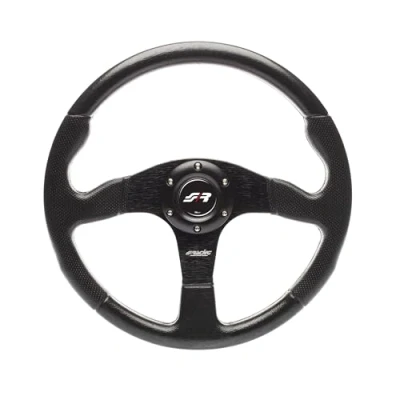 Image of Simoni Racing MATCH Sport Steering Wheel with Three Spokes, Universal Black