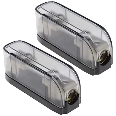 Image of Create idea 2PCS Mini ANL Fuse Box Holder Base Block for Electronic Electrical Power Charging Car Audio RV Modification 150A 32VDC