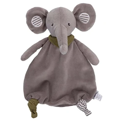 Image of Sterntaler Baby Unisex Comforter Blanket M Elephant Eddy Cuddly Grey