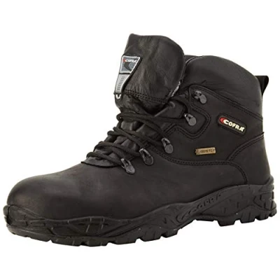 Image of Cofra 22150 000.W43 Safety Shoes New Warren S3 Wr SRC Size 43 in Black