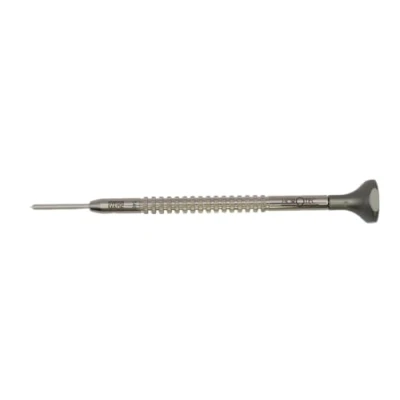 Image of Horotec MSA01.214 Watchmaker&#039;s Screwdriver, Stainless Steel &quot;T&quot; Shape Body and Bit, Ball Bearing Aluminium Head, Swiss Made (1.4 mm)