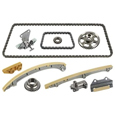 Image of 13432PNA000, 13432PNA000S3, 13441PNA004, 13441PNA004S2, 13450RAAA02 Timing chain Kit FEBI BILSTEIN 108128 Silent Chain, Closed HONDA: CR V 2