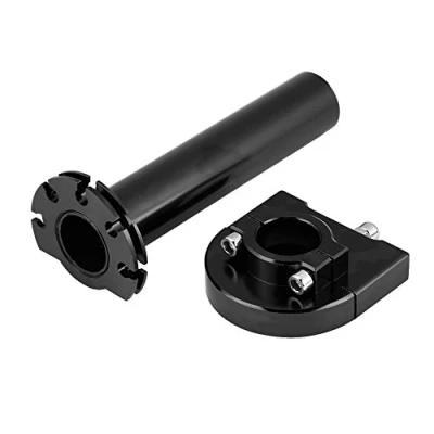 Image of KIMISS 7/8&quot; 22mm Twist Throttle Grips, Universal Grip, Handlebar Accelerator for Scooter Motorcycle, Dirt Bike (Swarchz)