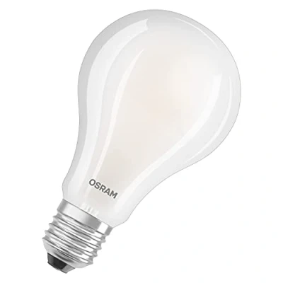 Image of Osram LED Star Classic A200, Matte Filament Bulb Bulb, B22d Base, Warm White (2700K), 3452 Lumens, Replacement for Conventional 200W Bulbs, 1 Pack
