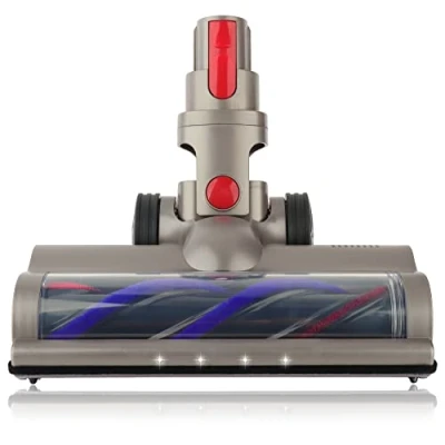 Image of AINUO Quick Release Motorhead Turbine Brush Cleaner Head Compatible with Dyson V15 V11 V10 V8 V7 Vacuum for Cleaning Carpets, Floors, Tiles
