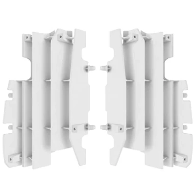 Image of Polisport Honda Radiator Louvers CR 125 250 2005 2007, White Motocross4u