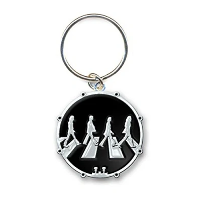Image of The Beatles Generic Keyring Abbey Road Crossing Official Size One