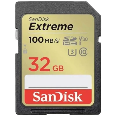 Image of SANDISK CARDS EXTREME PLUS 32GB SDHC MEMORY CARD 100MB/S 60MB/S UHS I CLASS