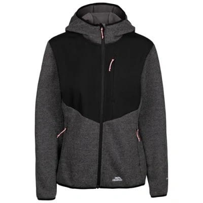 Image of Trespass Womens Fleece Full Zip, Grown On Hood And 3 Zip Pockets Tierra