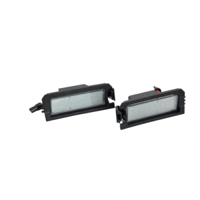 Image of Set LED License Plate Lights compatible with Hyundai/Kia various models (Type 2), Black