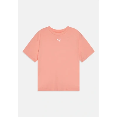 Image of Puma BOXY Unisex Basic Tshirt for kids, Size: 10y (9 10y), Pink fruit